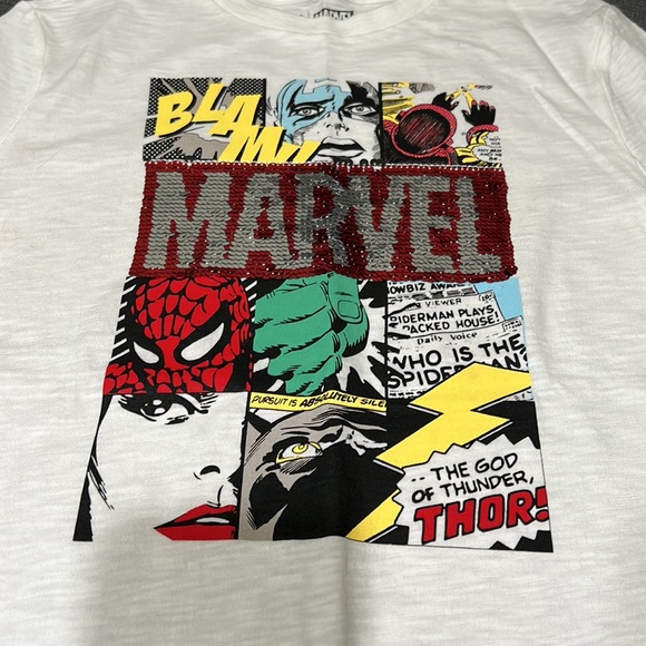 Boys *New* Marvel/Gap embellished t-shirt - Picture 2 of 7